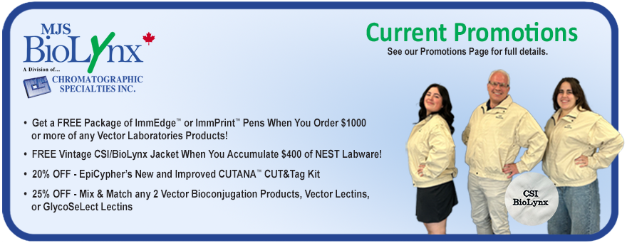 MJS BioLynx – Current Promotions Banner