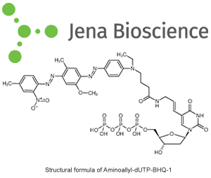 Jena Bioscience Logo with BHQ-1 Diagram