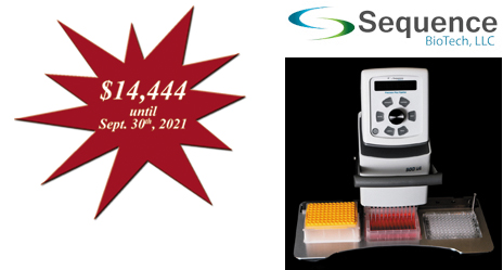 Sequence BioTech Precision Plus Series Pipettor with Special Pricing Starburst