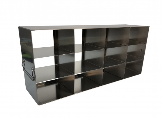 Upright Freezer Rack, for 3" Boxes, 4x3 Configuration