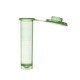 Microcentrifuge Tube, 2.0mL, Self-Standing, with Attached Cap, Green