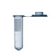 Microcentrifuge Tube, 2.0mL, Conical Bottom, with Attached Cap, Blue