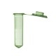 Microcentrifuge Tube, 2.0mL, Conical Bottom, with Attached Cap, Green