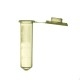 Microcentrifuge Tube, 2.0mL, Conical Bottom, with Attached Cap, Yellow