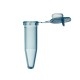 ClikLok™ Microcentrifuge Tube, 1.5mL, Attached Cap with Pick-Up Tab, Blue Polypropylene