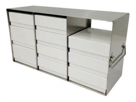 Upright Freezer Rack, for Mixed Storage of 2", 3", and 3.75" Boxes