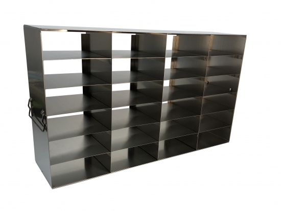 Upright Freezer Rack, for 2" Boxes, 4x6 Configuration