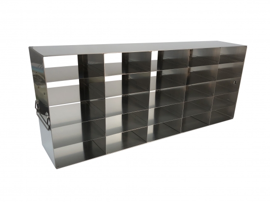 Upright Freezer Rack, for 2" Boxes, 5x5 Configuration