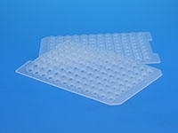 96-Well Clear Sealing Mat with Spray coated PTFE/Premium Silicone