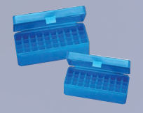 50 Place Microtube Storage Box with Hinged Lid