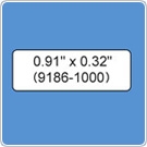 Tough-Tags®, for 0.2 mL tubes, 0.92" x 0.32", for Laser Printers