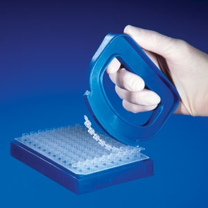 Capping tool for 0.2 mL PCR tubes or plates, blue