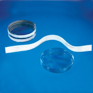 Petri-Seal™ stretchable sealing tape, clear, waterproof, chemical resistant, 1/2" W x 108' L